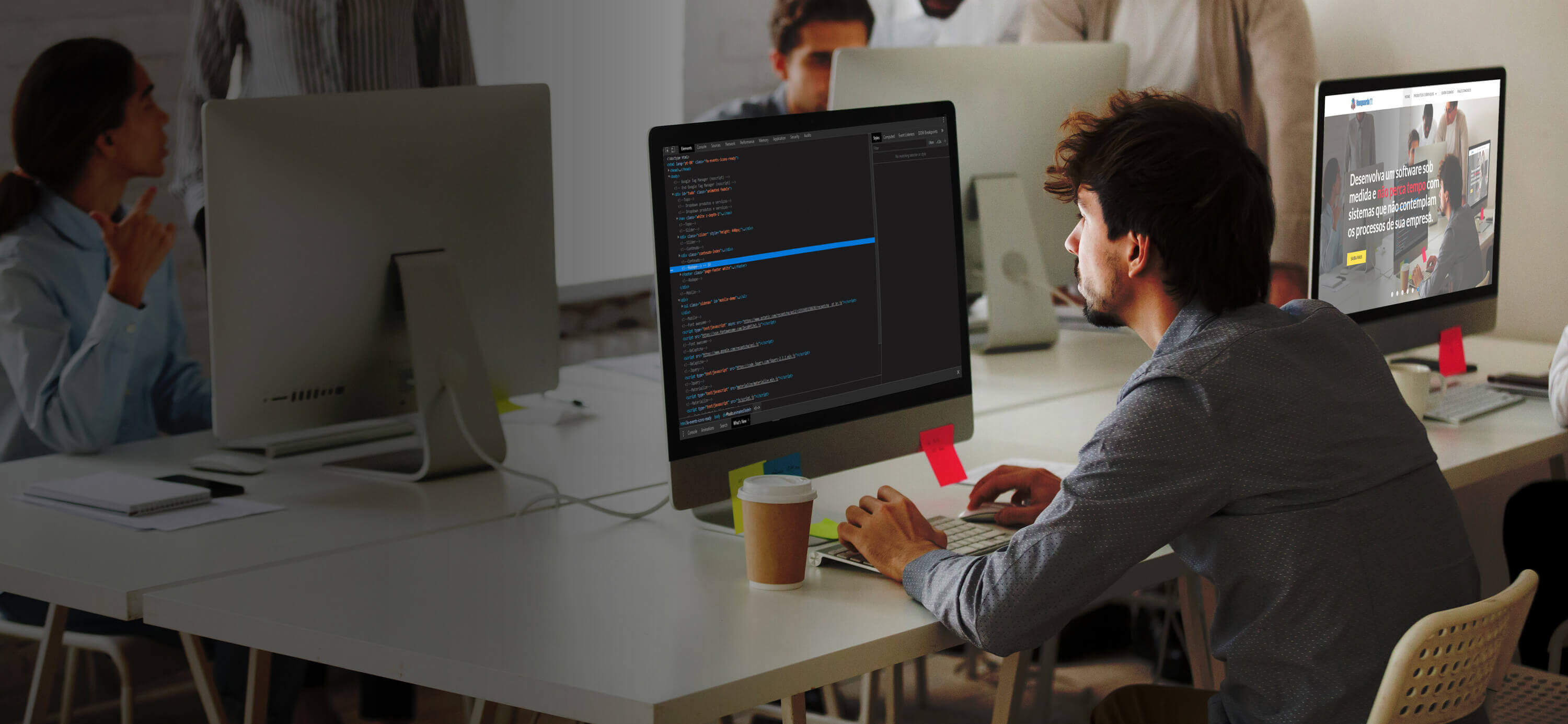 Projetado com as particularidades que só o seu
                            negócio conhece.