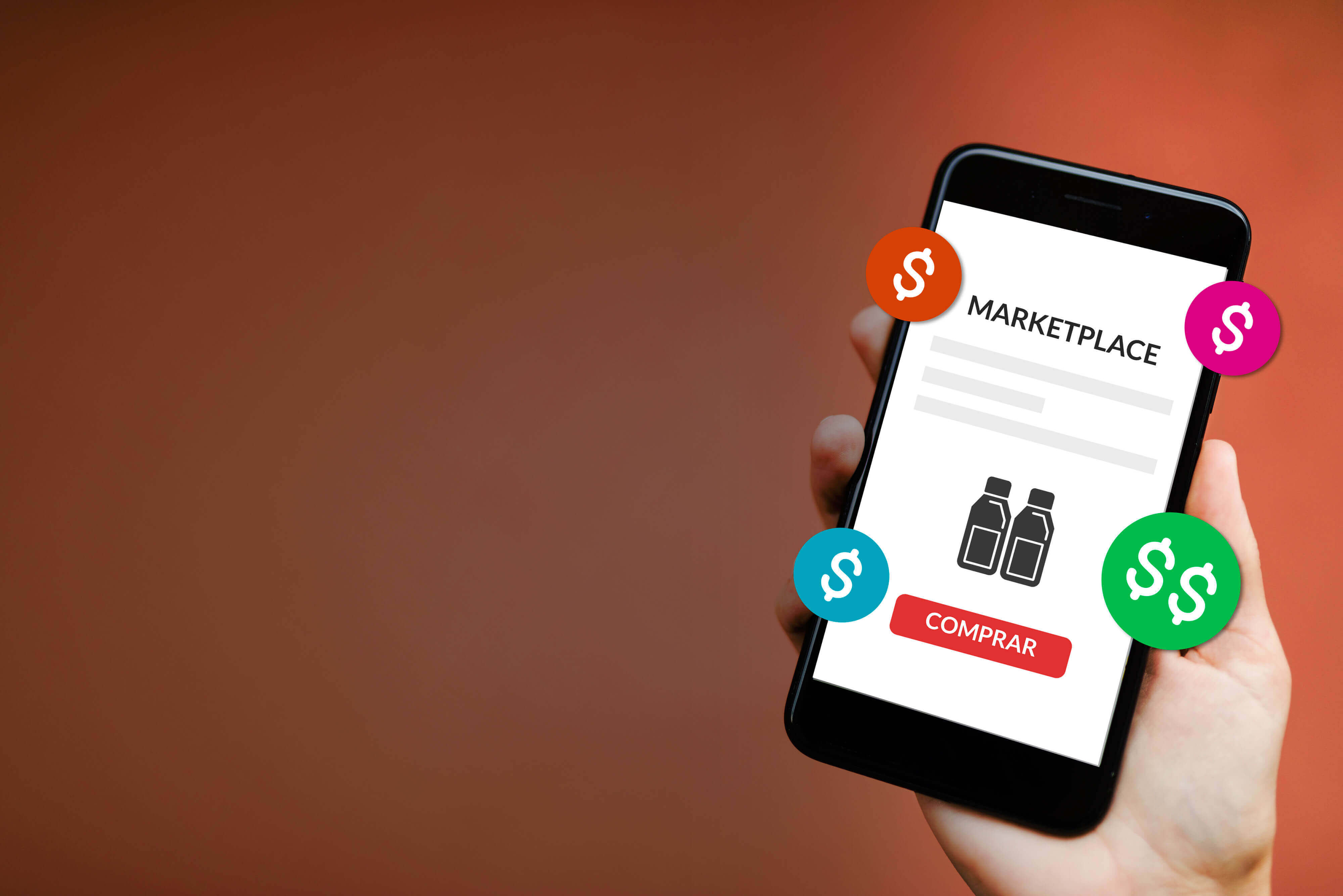 Imagem em parallax sobre marketplace
                                preços