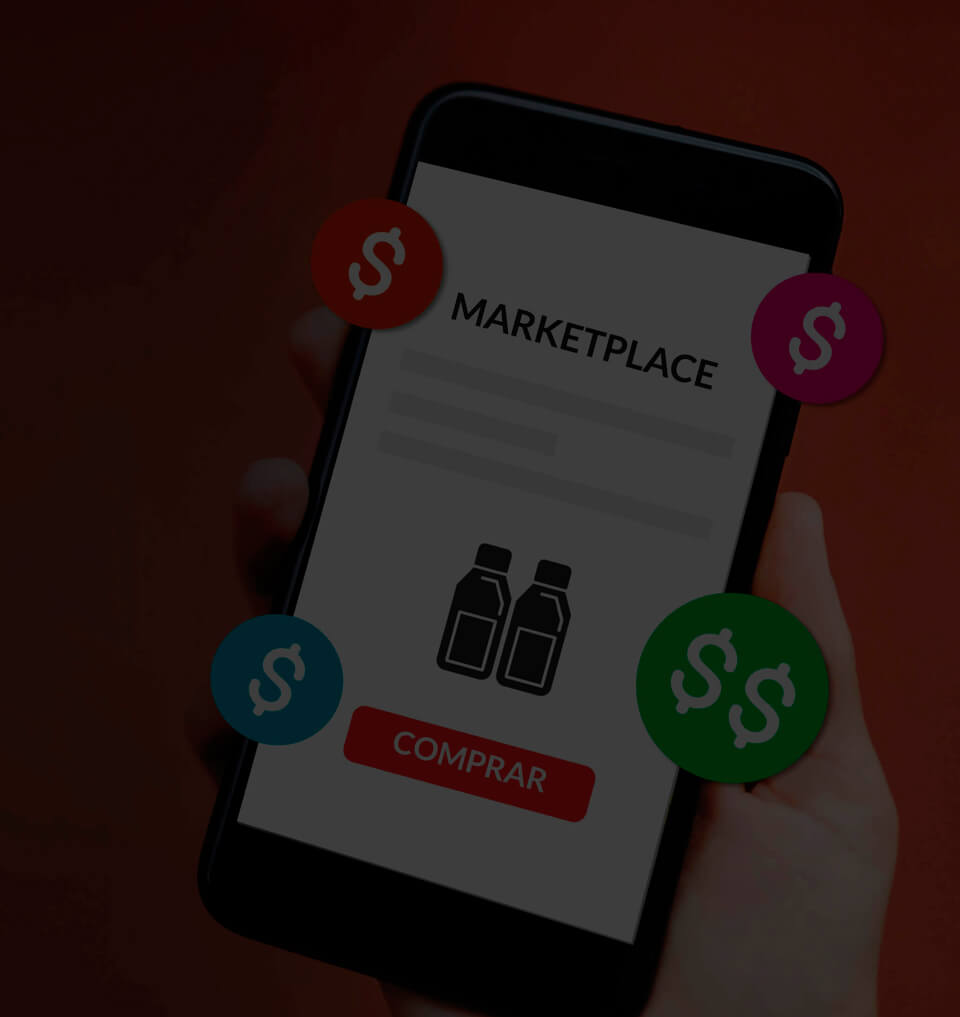 Imagem em parallax sobre marketplace
                                preços