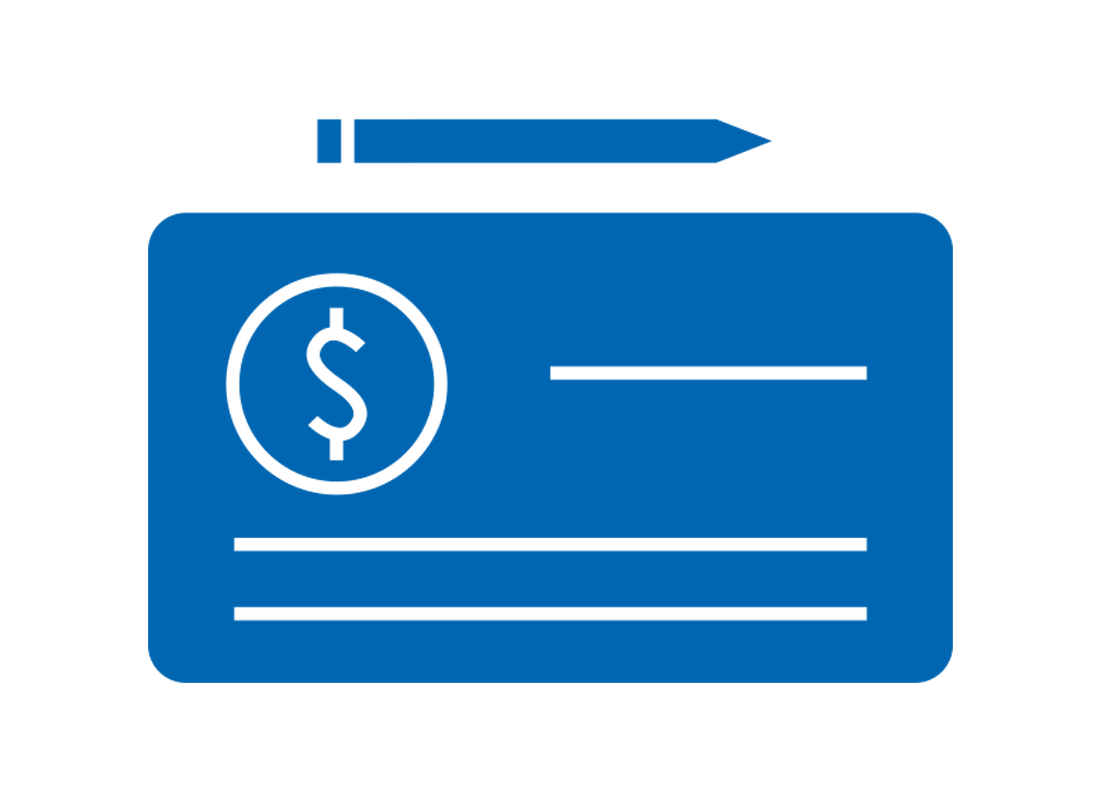 Controle de talões de
                                            cheque.