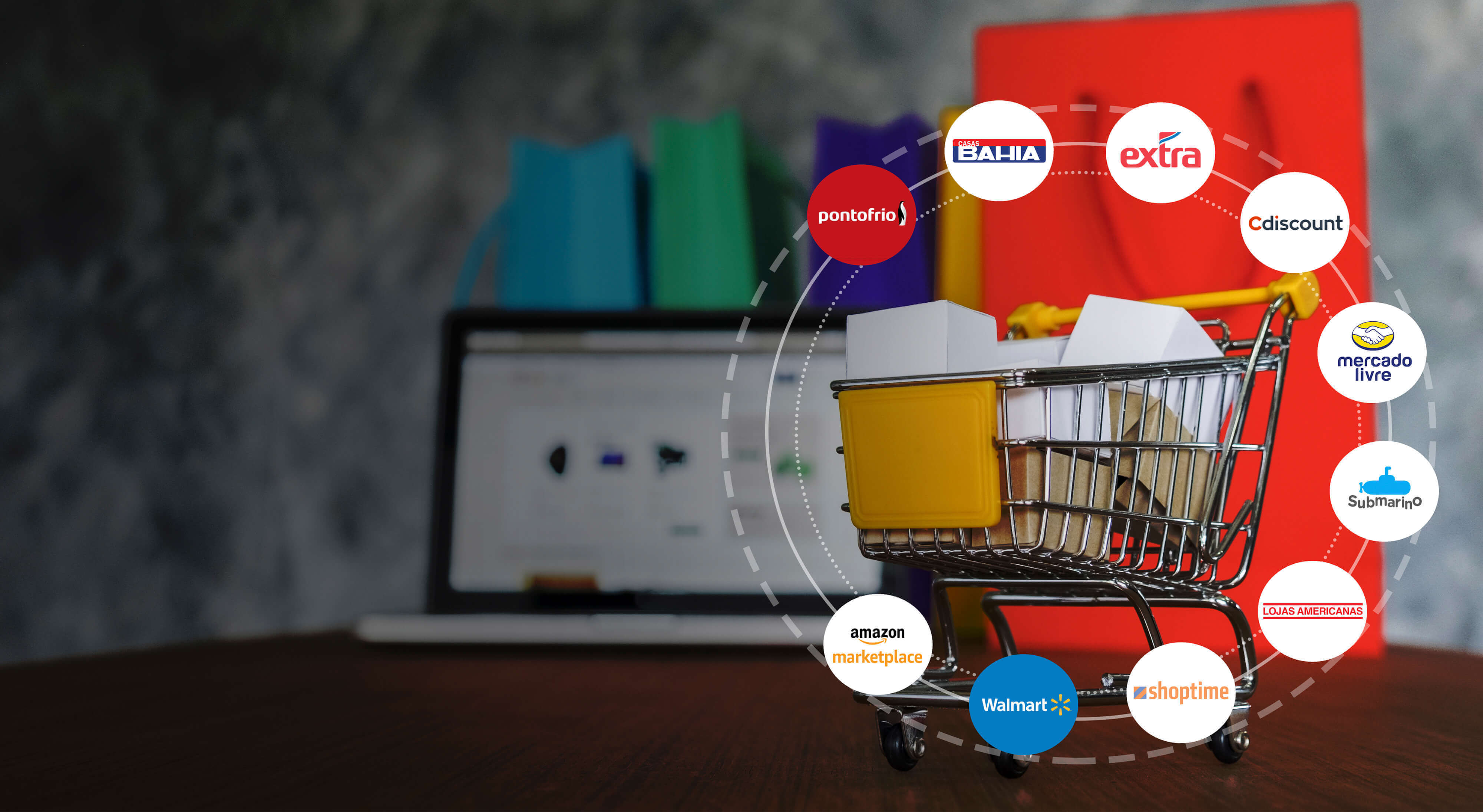 Slider de Venda nos maiores marketplaces